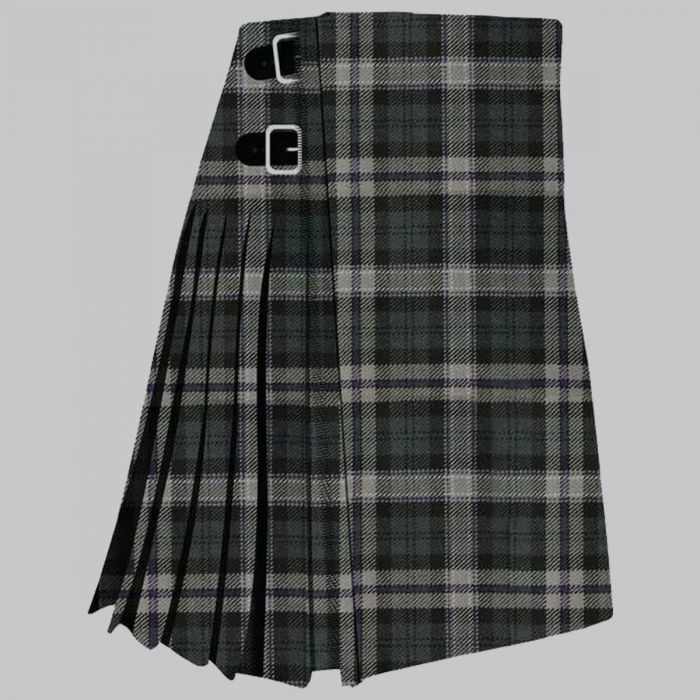 Black Scottish National Tartan Kilt