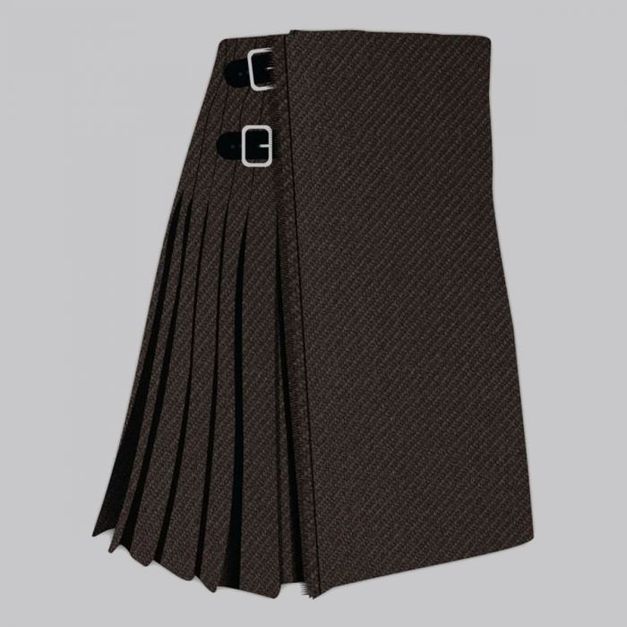Clan Brown Plain Tartan Kilt