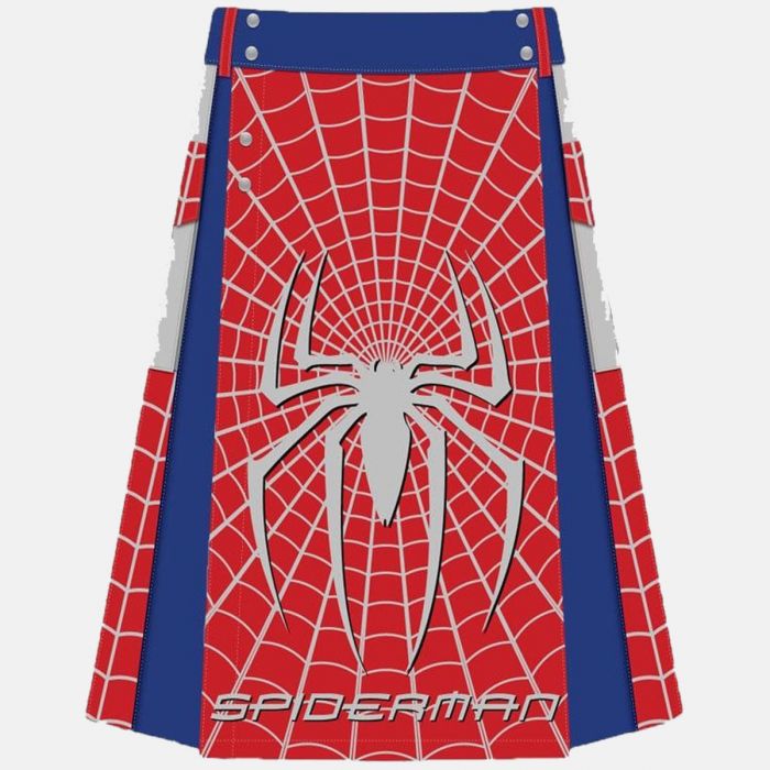 Spiderman Kilt for men